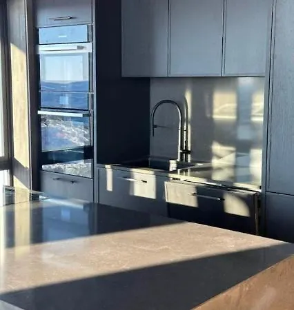 Panoramahytte Pa Med Sauna Og Jakuzzi ,luxus Peisen Hébergement de vacances Lifjell