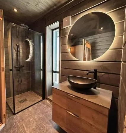 Panoramahytte Pa Med Sauna Og Jakuzzi ,luxus Peisen *