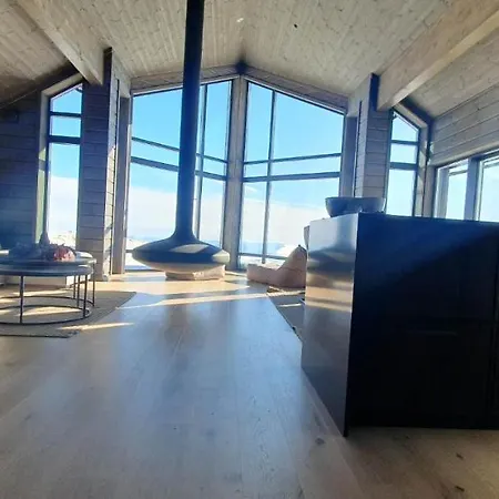 Panoramahytte Pa Med Sauna Og Jakuzzi ,luxus Peisen * Lifjell