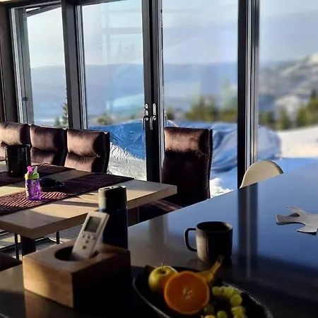 Panoramahytte Pa Med Sauna Og Jakuzzi ,luxus Peisen Hébergement de vacances *