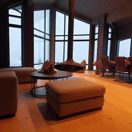 Hébergement de vacances Panoramahytte Pa Med Sauna Og Jakuzzi ,luxus Peisen