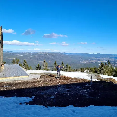 Panoramahytte Pa Med Sauna Og Jakuzzi ,luxus Peisen Hébergement de vacances