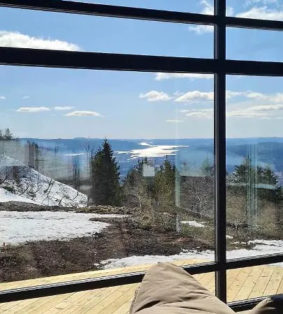 Panoramahytte Pa Med Sauna Og Jakuzzi ,luxus Peisen Hébergement de vacances Lifjell