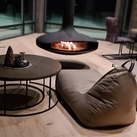 Panoramahytte Pa Med Sauna Og Jakuzzi ,luxus Peisen Hébergement de vacances